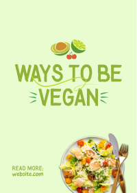 Vegan Food Adventure Flyer Design