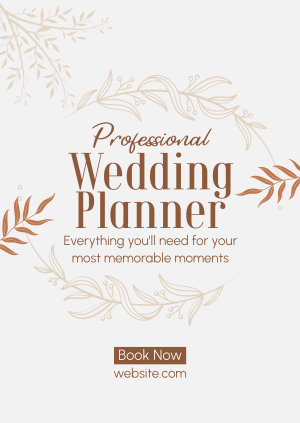 Wedding Planner Services Poster Image Preview