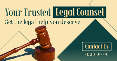 Trusted Legal Counsel Facebook ad Image Preview