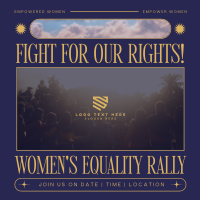 Modern Nostalgia Women's Rally Instagram post Image Preview