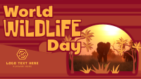 Modern World Wildlife Day Animation Design