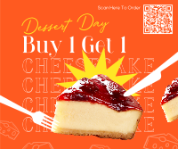 Cheesy Cheesecake Facebook post Image Preview