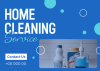 Cleaning Done Right Postcard Design