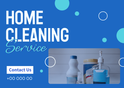 Cleaning Done Right Postcard Image Preview