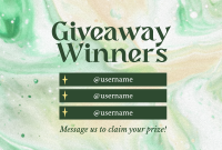 Giveaway Announcement Pinterest board cover Image Preview