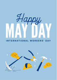 International Workers Day Flyer Design