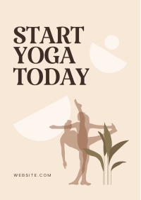 Start Yoga Now Flyer Design