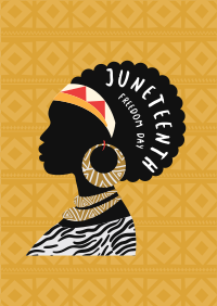 African Culture Women Poster Design