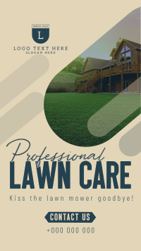 Professional Lawn Cleaning YouTube Short Preview