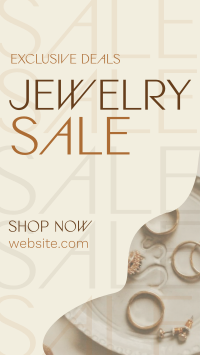 Organic Minimalist Jewelry Sale Instagram reel Image Preview