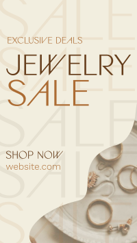 Organic Minimalist Jewelry Sale Instagram Reel Image Preview