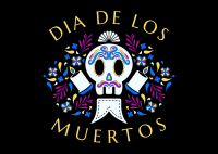 Dia de los Muertos Postcard Image Preview