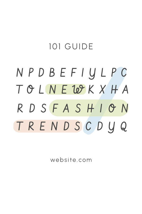Style Guide Pinterest Pin Design Image Preview