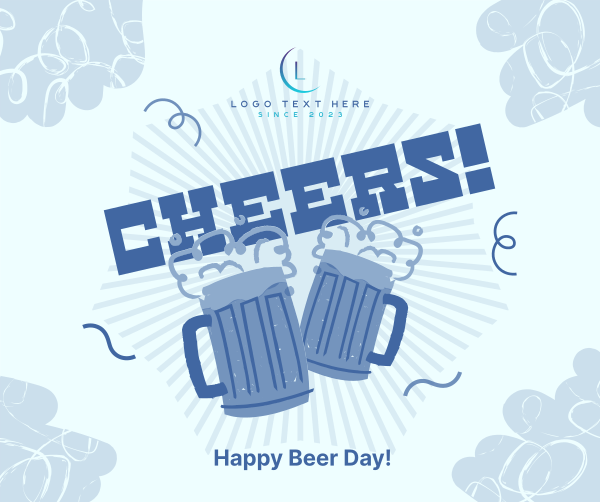 Cheery Beer Day Facebook Post Design