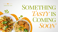Tasty Food Coming Soon Facebook event cover Image Preview