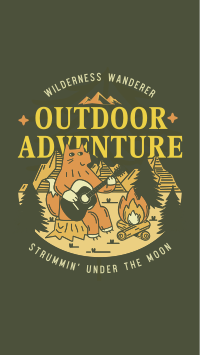 Outdoor Adventure Quote YouTube Short Design