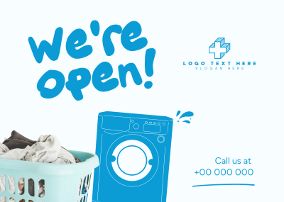 Laundry Opening Postcard Image Preview