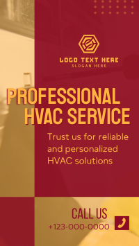 Professional HVAC Services YouTube short Image Preview