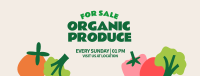 Organic Vegetables Facebook Cover Design