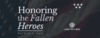 Honoring Fallen Soldiers Facebook cover Image Preview