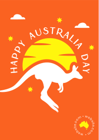 Australian Kangaroo Flyer Image Preview