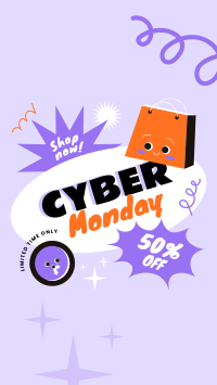 Cyber Monday Facebook Story Design