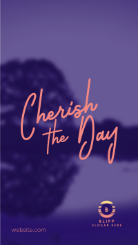 Cherish The Sunset Facebook story Image Preview