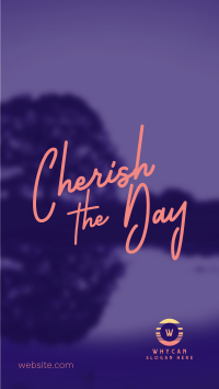 Cherish The Sunset Facebook story Image Preview