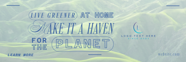 Earth Day Environment Twitter Header Design