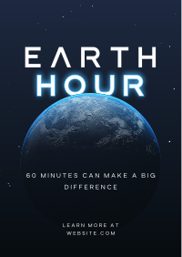 60 Minutes Earth Flyer Image Preview