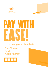 Minimalist Online Payment Poster Image Preview