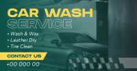 Professional Car Wash Service Facebook Ad Design