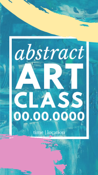 Abstract Art Facebook Story Design