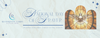 Elegant Day of Prayer Facebook Cover Image Preview