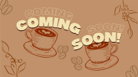 Cafe Coming Soon Animation Image Preview