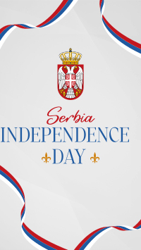 Serbia Independence Day Instagram Story Design