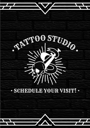 Deco Tattoo Studio Flyer Image Preview