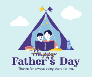 Father & Son Tent Facebook post Image Preview