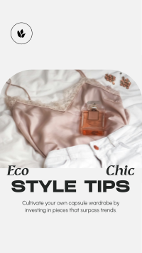 Eco Chic Tips TikTok Video Image Preview