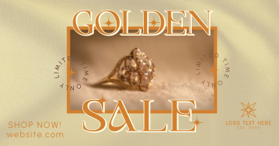 Jewelry Sale Linen Facebook ad Image Preview