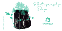 Old Camera and Flowers Twitter post Image Preview