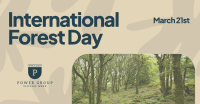 Forest Day Greeting Facebook ad Image Preview