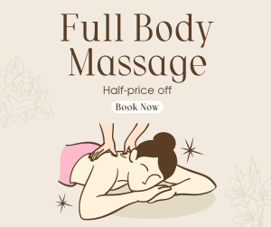 Body Massage Promo Facebook post Image Preview