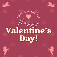 Valentines Cupid Instagram Post Design