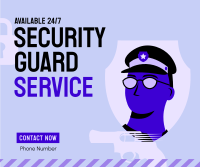 Security Guard Job Facebook Post Design