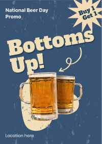 Bottoms Up Poster | BrandCrowd Poster Maker | BrandCrowd