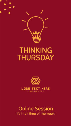 Thinking Thursday Instagram story Image Preview