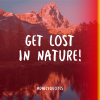 Get Lost In Nature Instagram post Image Preview