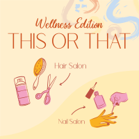 This or That Wellness Salon Linkedin Post Image Preview