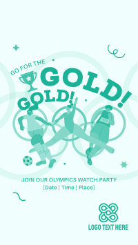 Olympics Watch Party YouTube short Image Preview